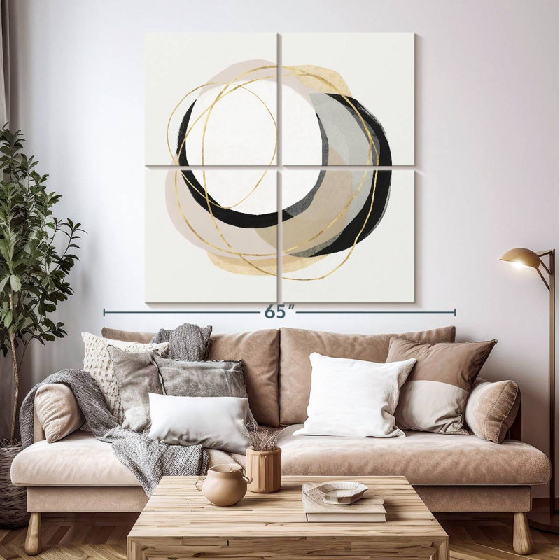 Ring Of Gold I, 50" H x 50" W