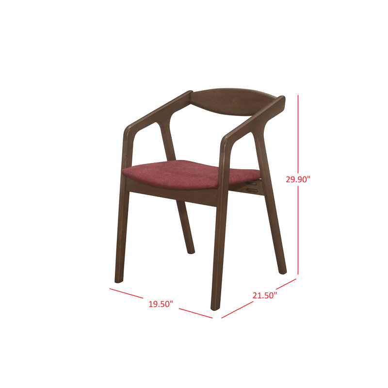 Arbnora in Red/Brown, Gray, Walnut