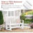 49.21" Outdoor Glider Bench-172564279