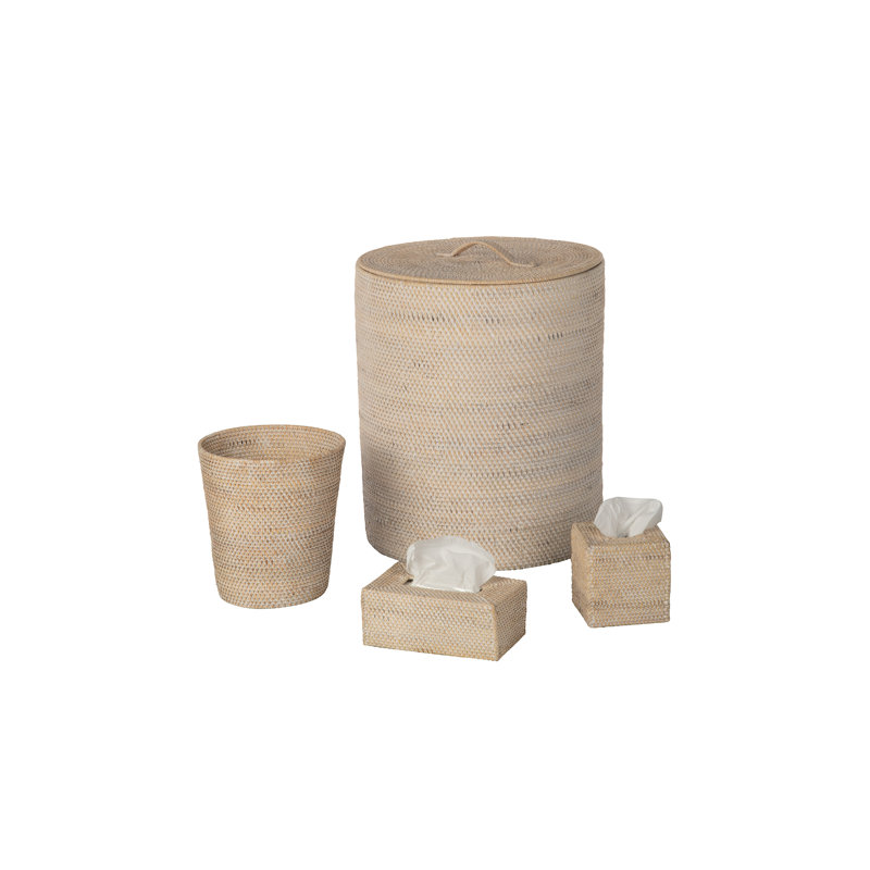 Hand Woven Laundry Hamper, Latte
