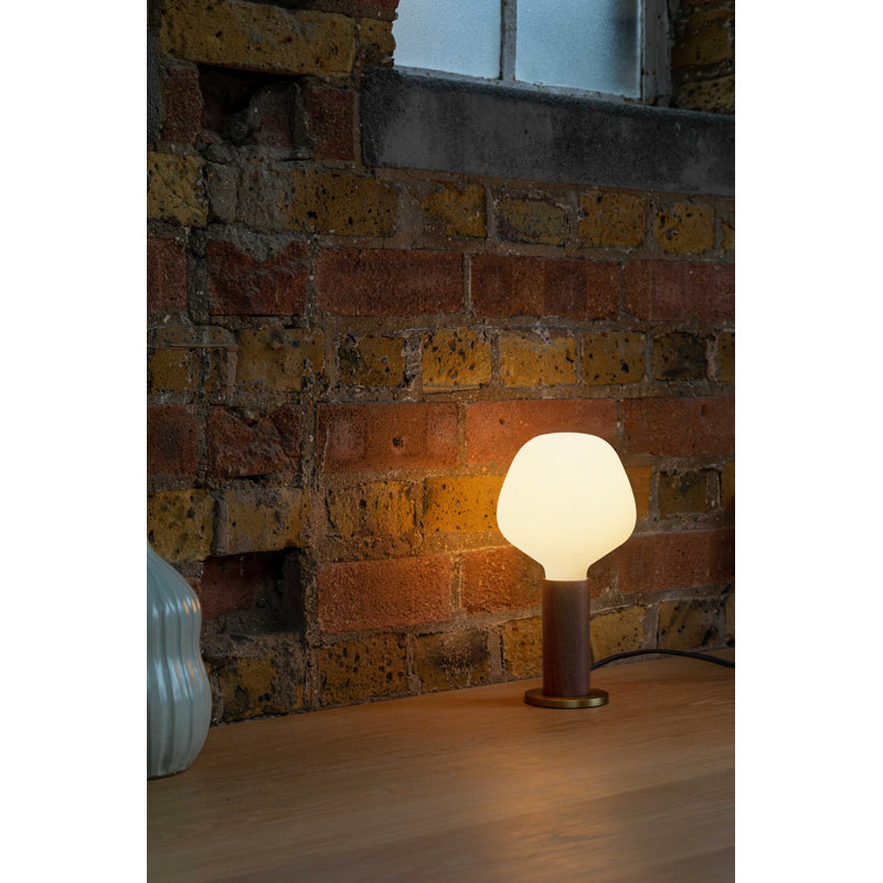 Walnut Knuckle Table Lamp With Enno