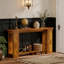 Table d'entrée étroite, console, table d'appoint-129172988