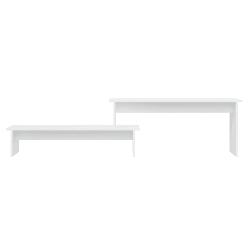 Gilemette Unfinished TV Stand for TVs up to 78", White