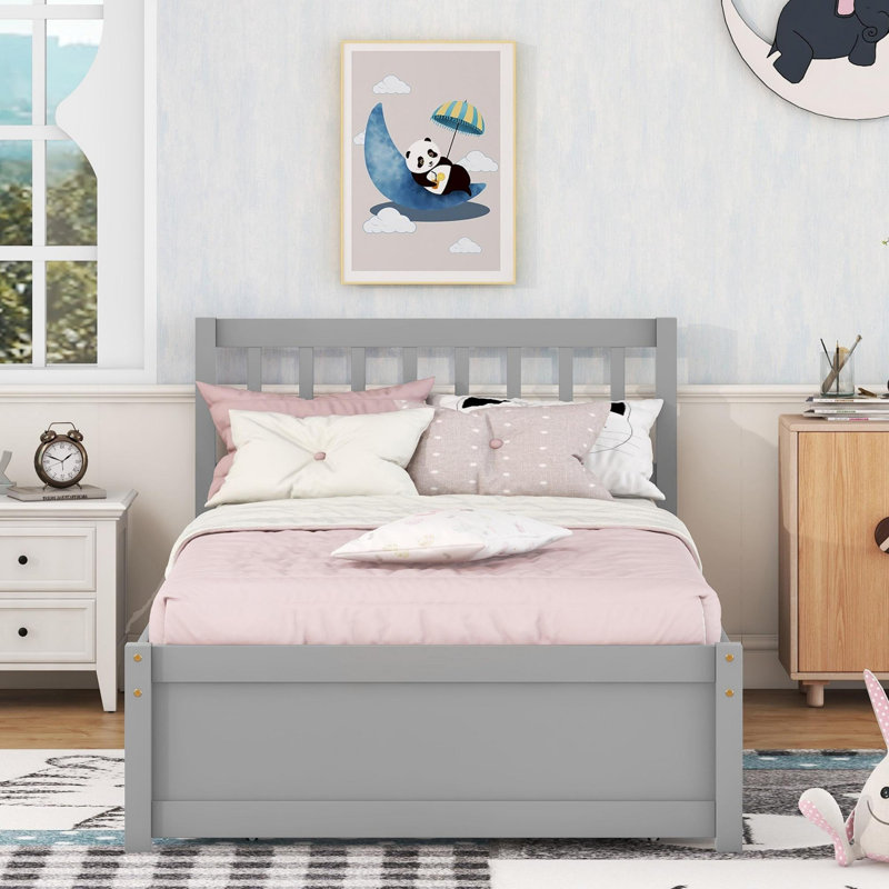 Hartfo Platform Bed, Gray