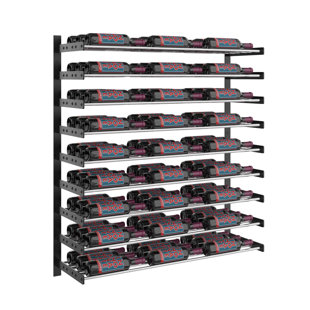 81 Bottle Wall Mounted Wine Bottle Rack