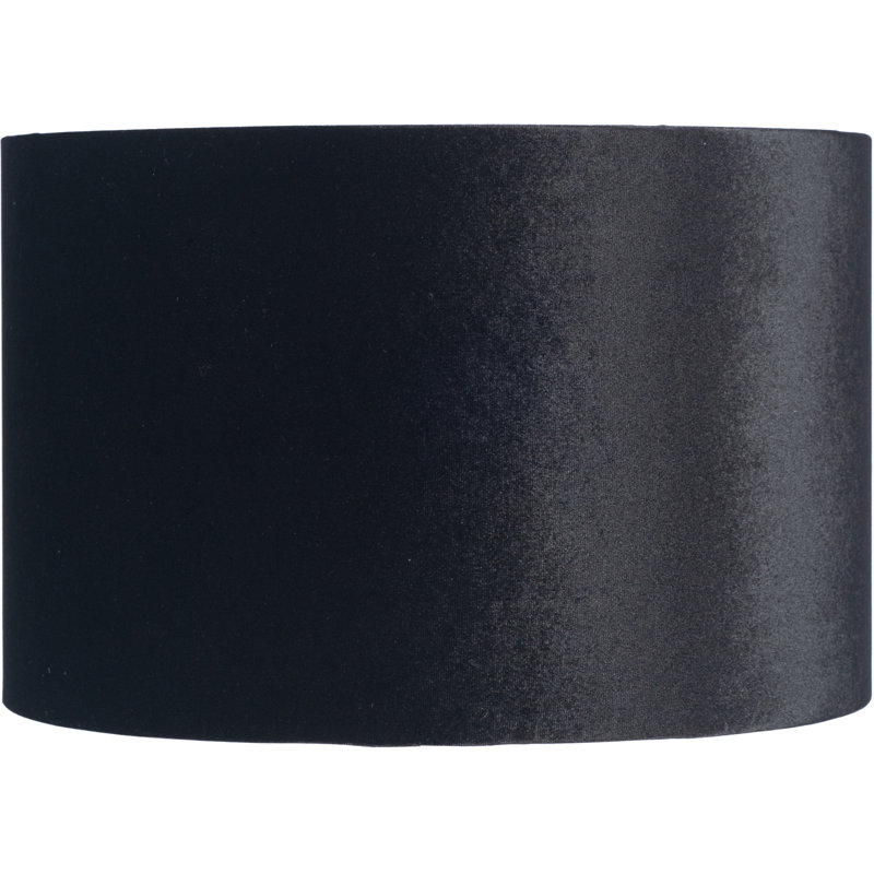 Metal Table Lamp, 25.19" H x 13.78" W x 13.78" D, Black, Silver