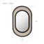 Miroir mural oval