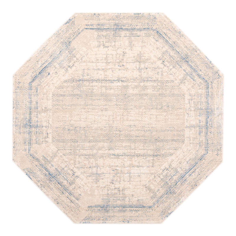 Laquina Oriental Indoor Rug, Octagon 7'10" x 7'10"