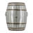 22.5x22.5x26" Drum Side Table