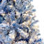 Arbre de Noël à charnière 6 pi - bleu, 750 branches, lumières chaudes