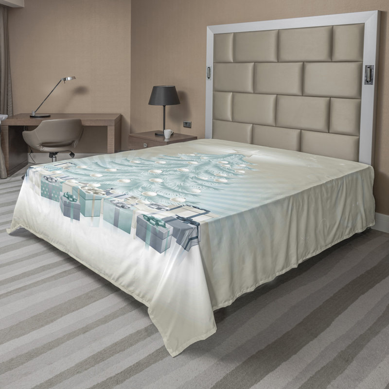 Microfiber No Pattern And Not Solid Color Flat Sheet, King