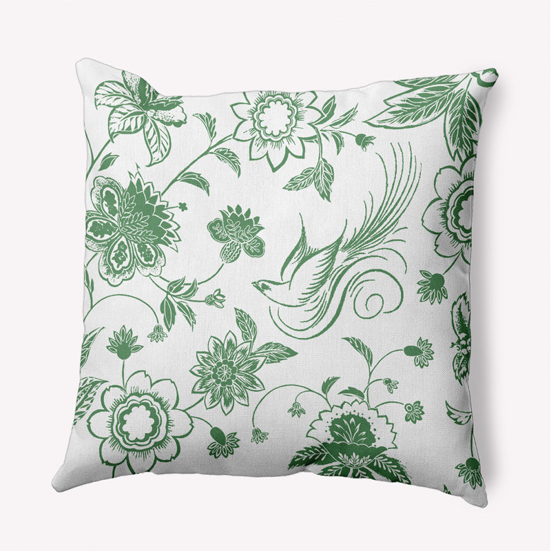  Housse et insert de coussin décoratif en polyester, 16 po x 16 po, Vert