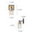Hazella 1-Light Dimmabel Wallchiere
