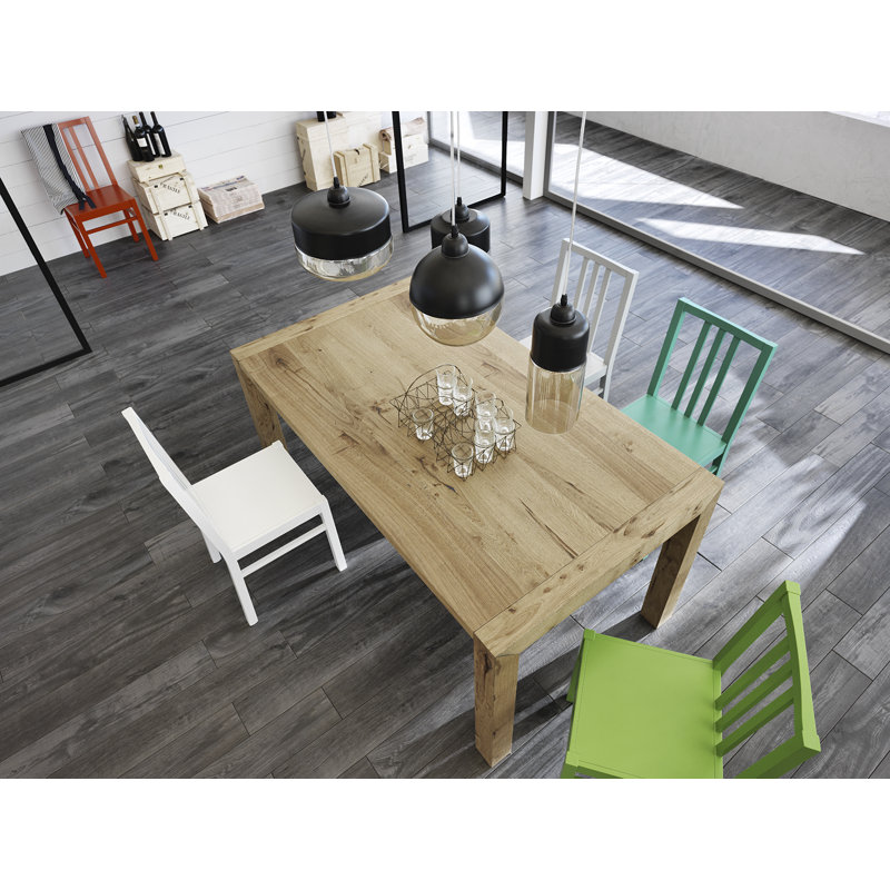 Evry Extendable Solid Wood Base Dining Table