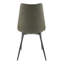 Ensemble de deux chaises d'appoint en similicuir vert foncé-758704991