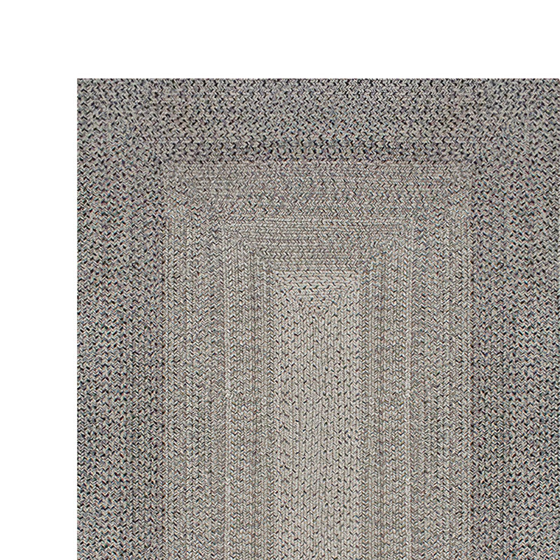 Rita Small Handwoven Rectangular Indoor/Outdoor Rug in Pebble Grey, Rectangle 290 x 190cm
