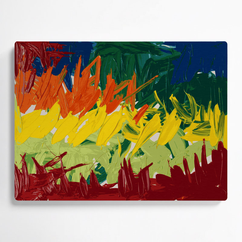 Art mural Neo Expressionism 61, H 20 po x l 24 po