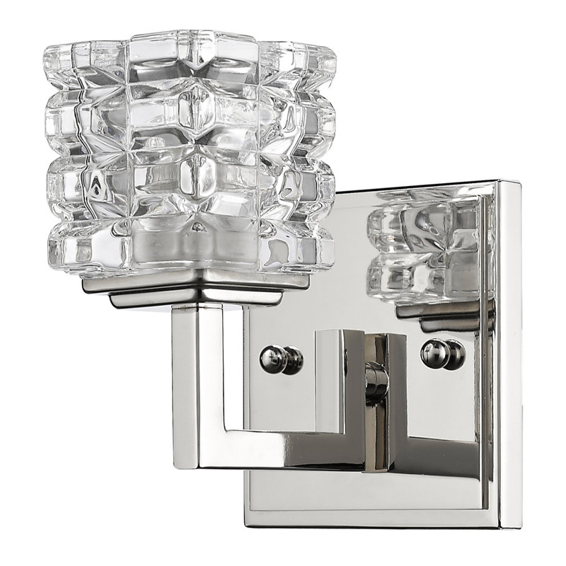 Keffer Bath Sconce, Polished Nickel