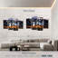 Park City Ski Slopes - Ensemble de 4 toiles tendues-92828481