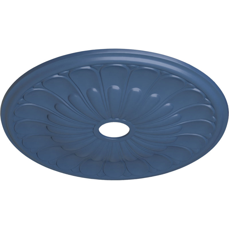 Endurathane Elsinore Ceiling Medallion, 26 3/4"OD x 3 5/8"ID x 1 3/8"P (Fits Canopies up to 3 5/8"), Hand-Painted Americana Finish