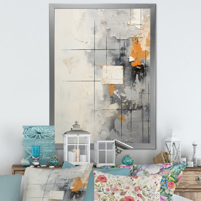 Simple Winter Landscape I Framed On Canvas Print