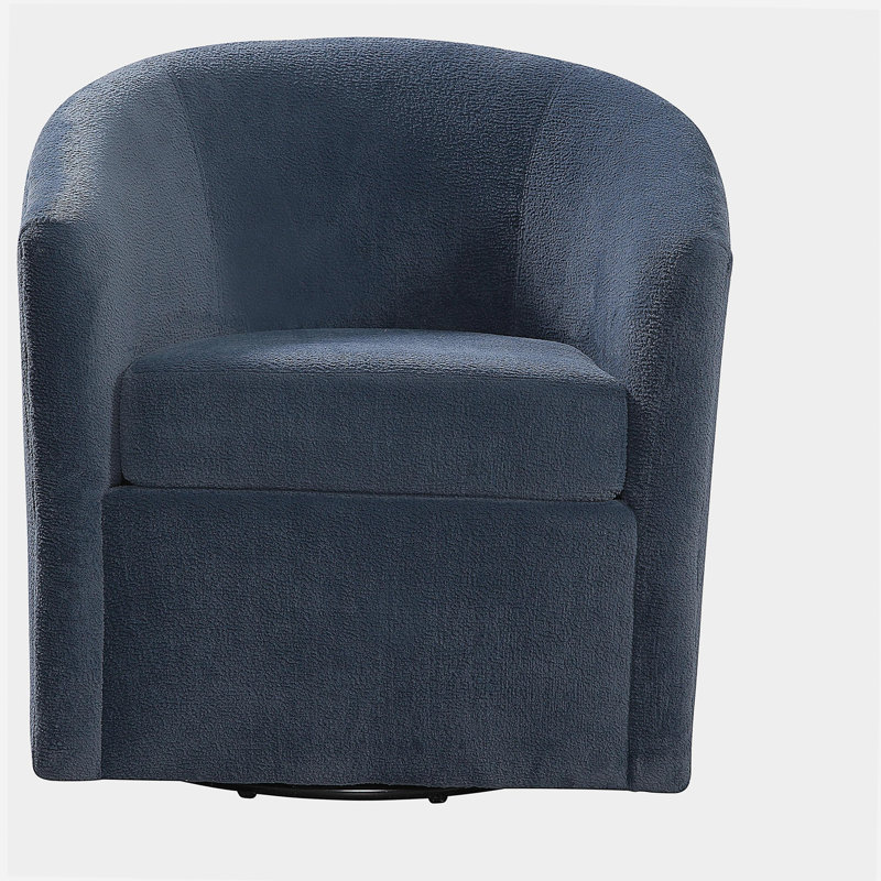 Fauteuil d'appoint rotatif Oaklynn, Marine