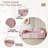 Sofa At The Forefront: 54-Inch Velvet Pink Sofa Bed For Multi-Purpose Living Spaces-462266943