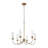 Arnita 6-Light Dimmable Drum Chandelier