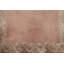Tapis corail / ivoire en laine noué à la main de conception unique 2 pi 6 po x 4 pi 8 po New Age