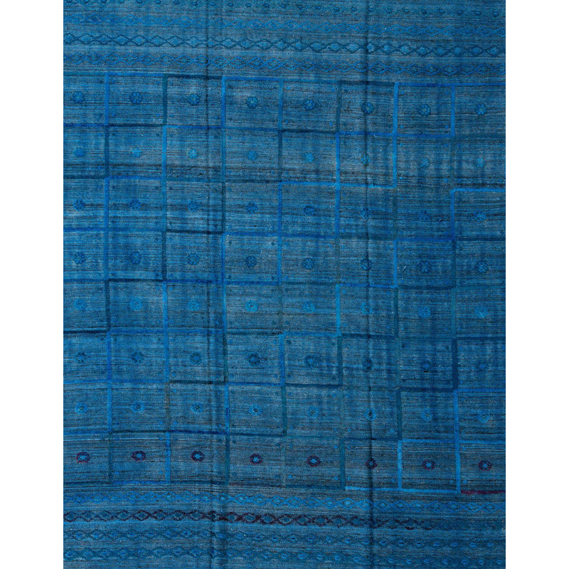 Tapis décoratif multicolore à motif abstrait, Rectangle 5 pi x 7 pi