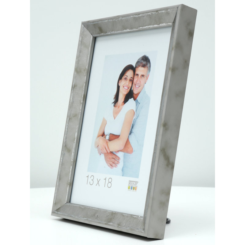 Mineral Bevelled Picture Frame, 26cm H x 20cm W x 2cm D, Black