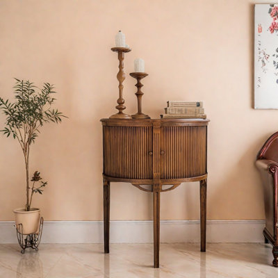 Semi-Circle Console Cabinet