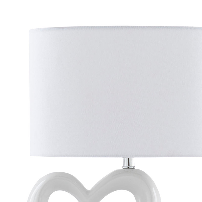Link White Ceramic Table Lamp
