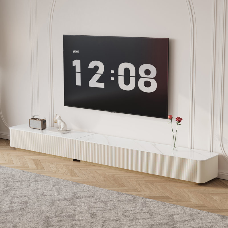 Meuble télé Composable, H 13,78 po x L 118 po x l 15,75 po