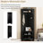 Minimalist Corner Hall Tree With Shoe Bench, Versatile Entryway Coat Rack With 4 Hooks, Corner Cabinet With Adjustable Shelf For Hallway-2144860742