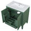 Meuble-lavabo 30 po avec lavabo et deux portes avec tablette-35575354
