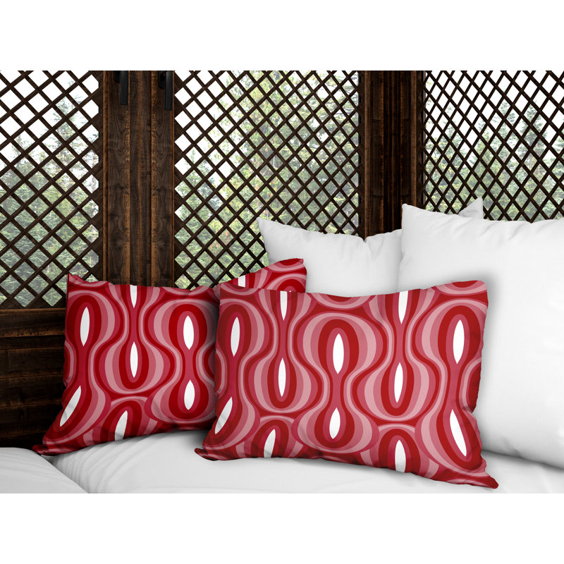  Coussin intérieur / extérieur Lumbar, Rouge