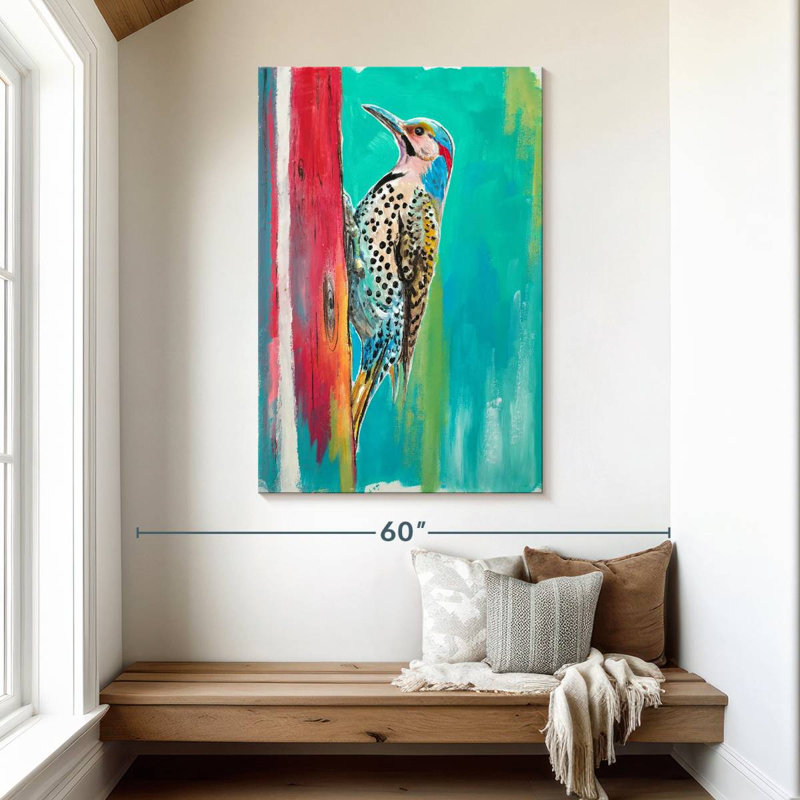 Brampt Woodpecker II, 48" H x 32" W