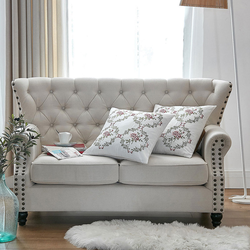 Housse de coussin Rose, Rose clair
