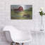 «Rurale rouge grange B» par Jean Plout, art mural en métal-1071825204