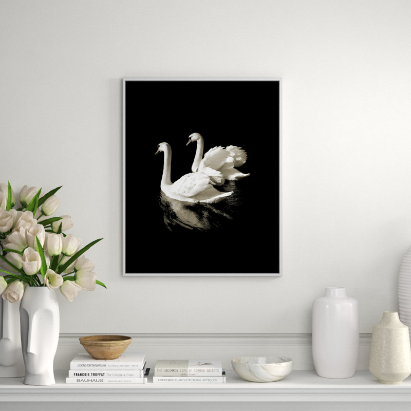 Connie and Clyde' Framed Graphic Art Print on Canvas