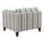 Fauteuil en polyester de 44 po de largeur Orion