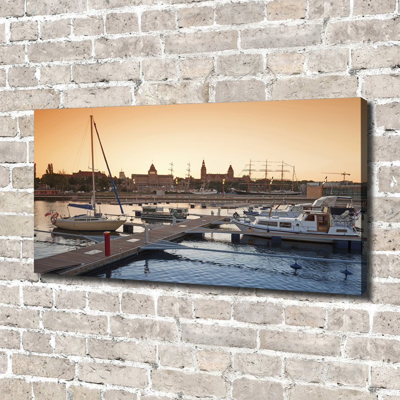 Szczecin Poland - Wrapped Canvas Print