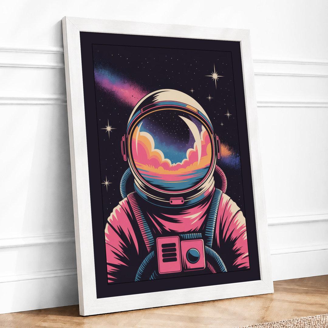 Astronaut's Dream Modern Framed Art Print