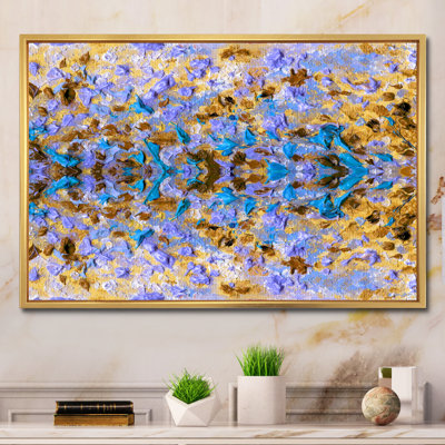 «Mauve et jaune», reproduction d'art sur toile
