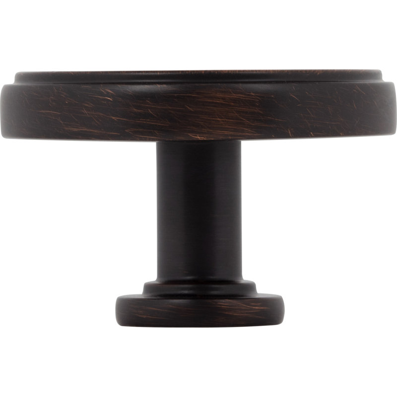 Poignée ronde Richard, Bronze frotté à l'huile, 1 3/4"