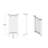 56.25 in. H x 27 in. W Vinyl Lattice Panel Trellis