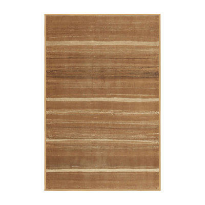 Tapis brun contemporain