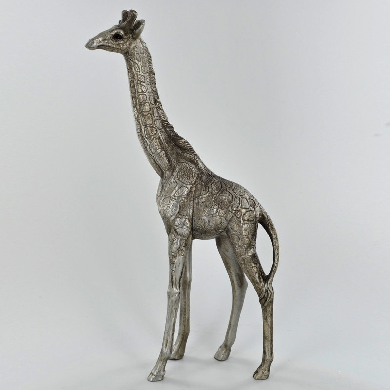 Ormside Silver Giraffe Animals Figurines & Sculptures