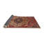 Tapis traditionnel rouge / noir-957102569